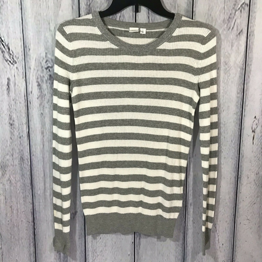 Gap NWOT Lightweight Ribbed Sweater Cotton Silk - Picture 1 of 7